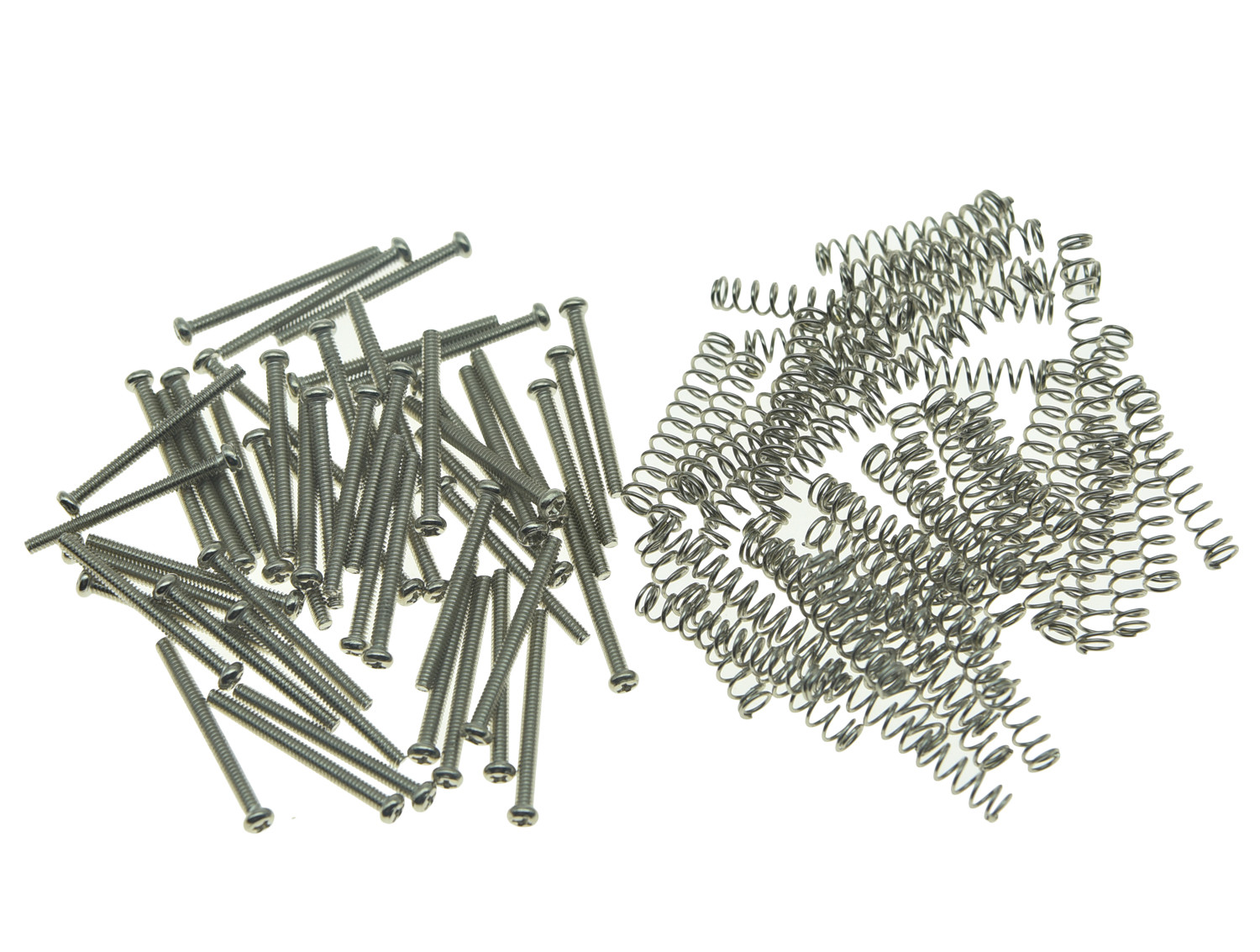 50pcs Imperial Thread Guitar Humbucker Pickup Height Screws Pickup Springs