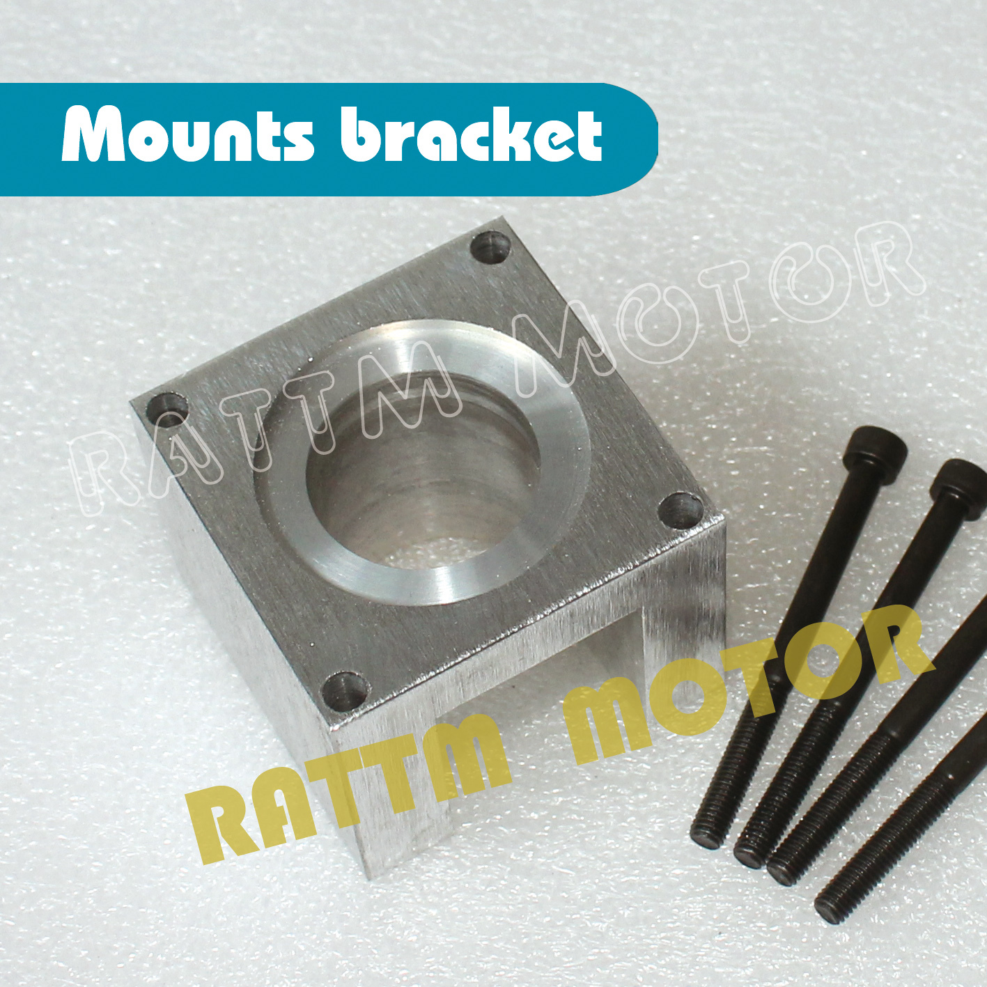 Nema 23 Stepper Motor Mount Bracket Block Support Base+4pc screws for CNC Router