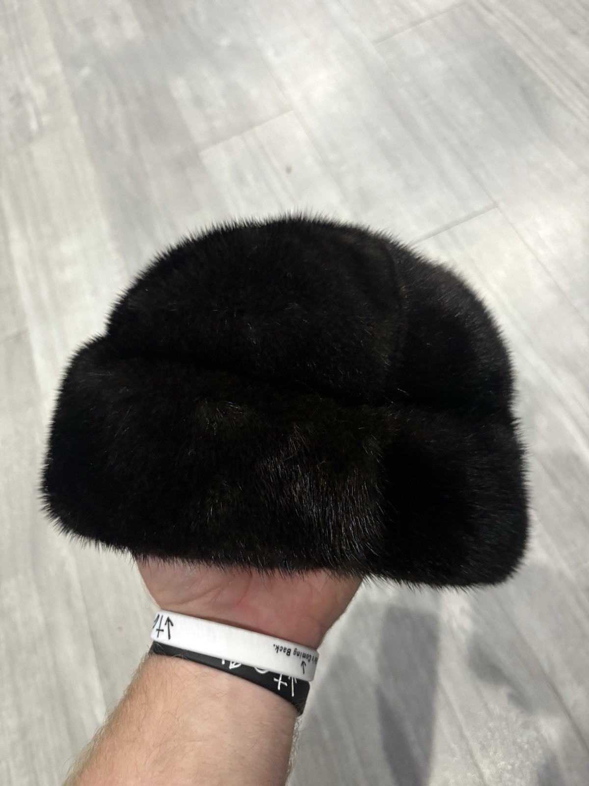 Fletcher And Bensky Fine Furs Designer Mink Fur Hat Top