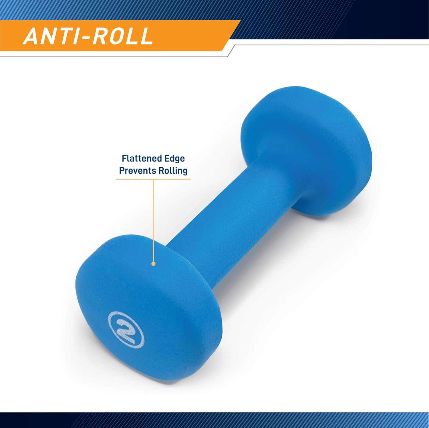 Colored Neoprene Dumbbell (Sold in Singles or Set) Hand Weights, Exercise Fre...