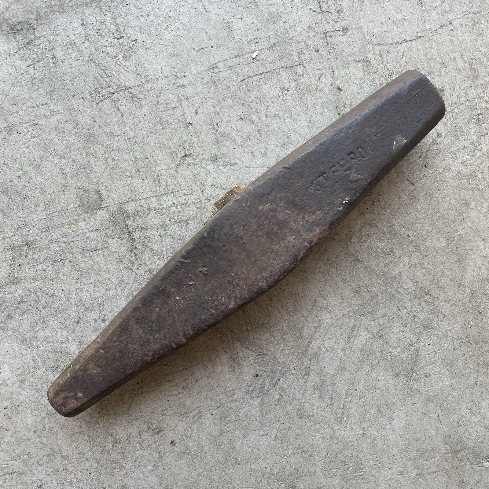 Vtg 10 lb. Railroad Spike Driver Rail Splitter Sledge Hammer Santa Fe Route