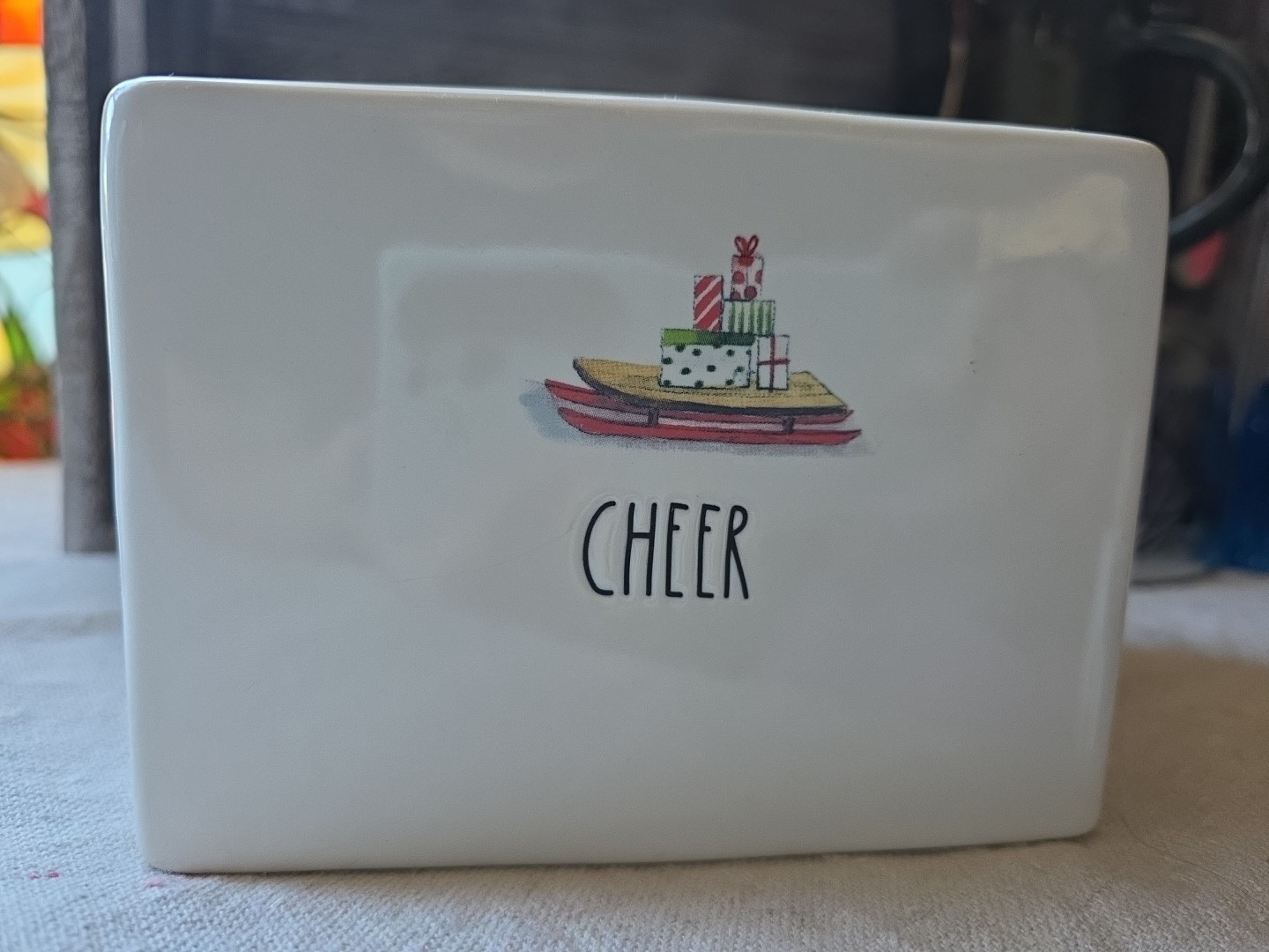 Holiday Rae Dunn Cheer Toothbrush Holder