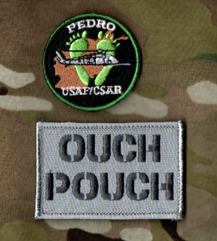 COMBAT RESCUE TACTICAL COMBAT CASUALTY CARE vêlkrö 2-PC: OUCH POUCH + PEDRO/CSAR