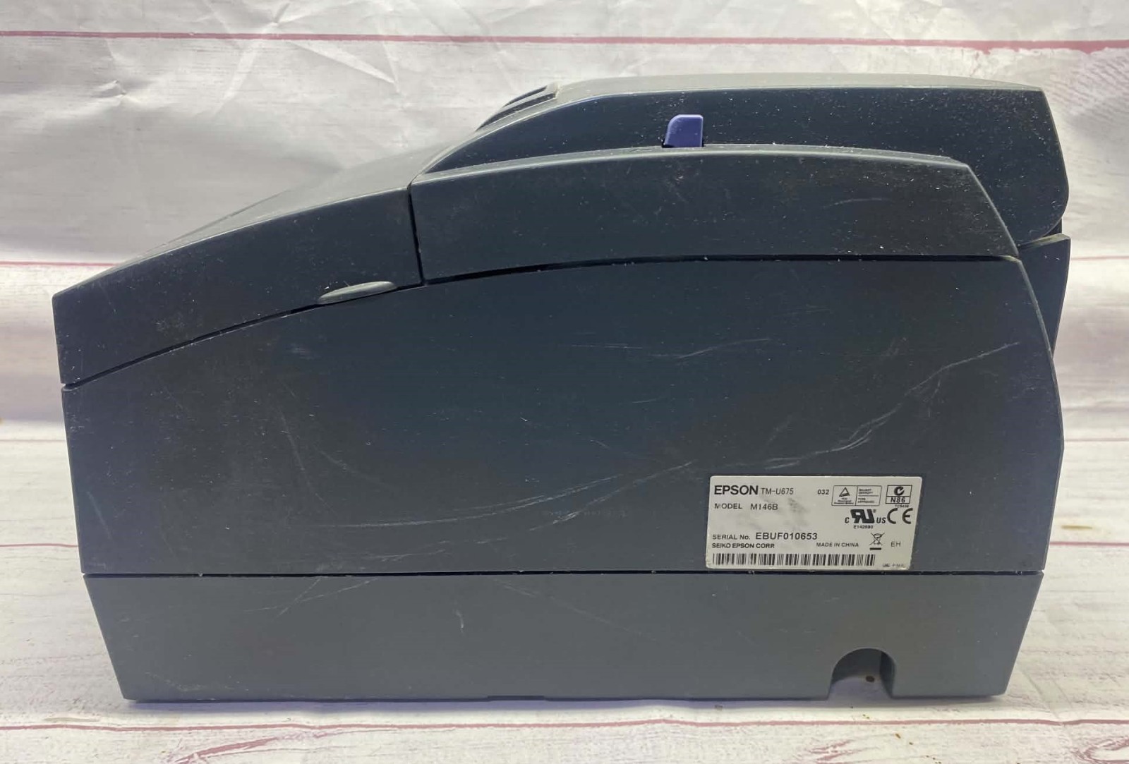 Epson: TM-U675 POS Receipt Printer. Model: M146B. No Adapter.