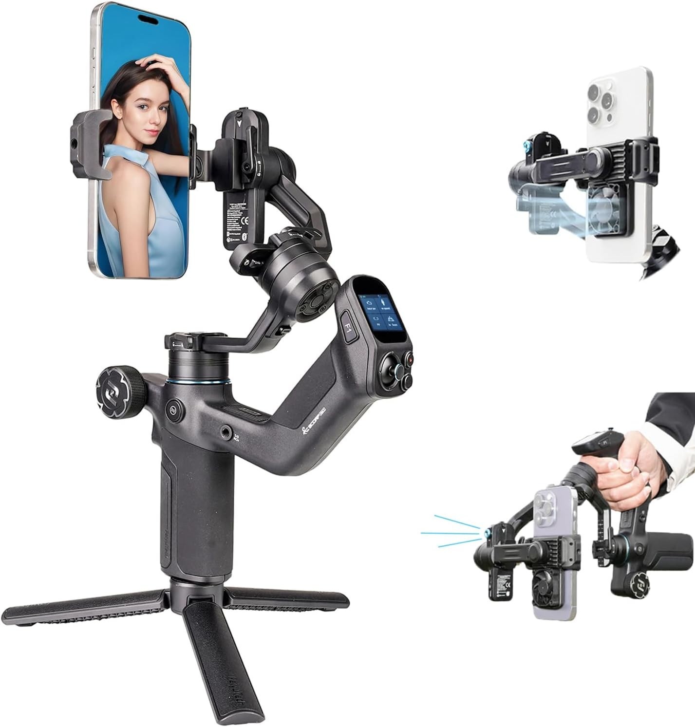 Feiyu SCORP MINI-3 Kit Gimbal for Smartphone, Camera & Action Cam