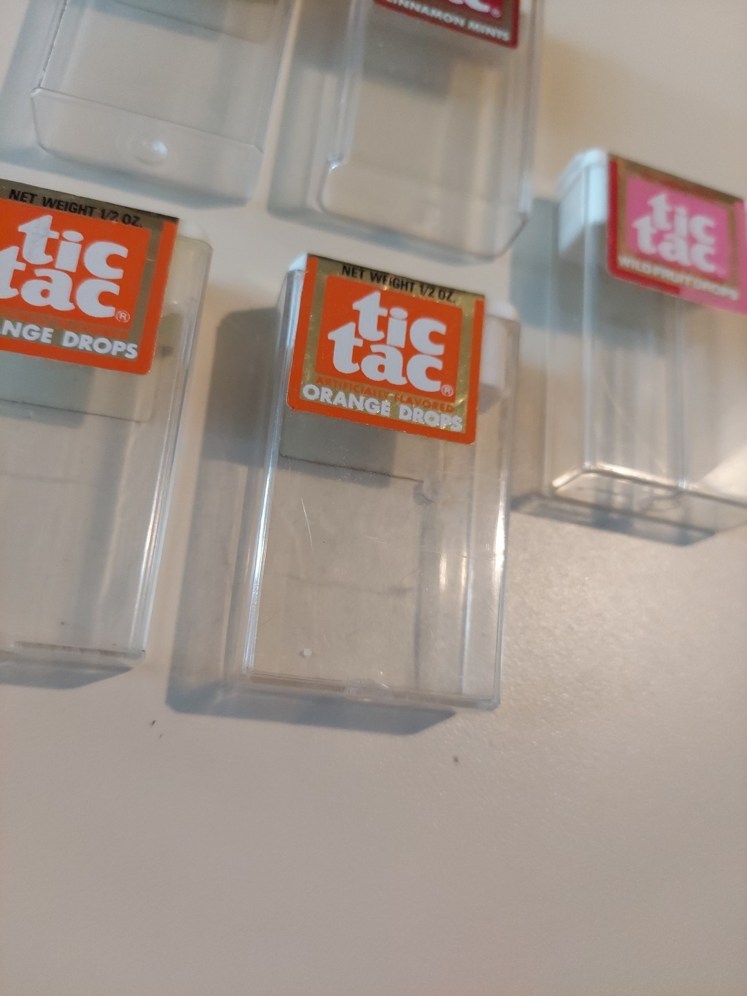 Empty Tic Tac Containers LOT OF 5