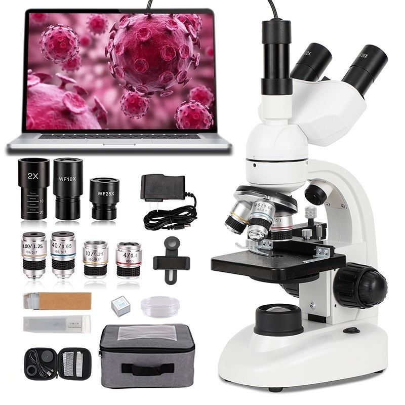 optical instruments - electron microscope - digital electronic three-Laboratory