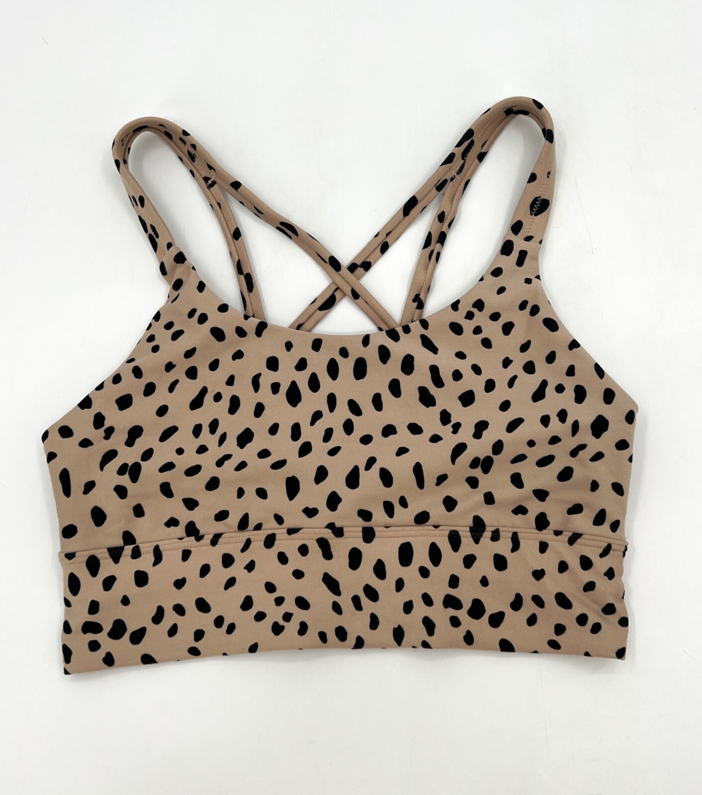Ellie Sports Bra Women Animal print Strappy Racerback Activewear