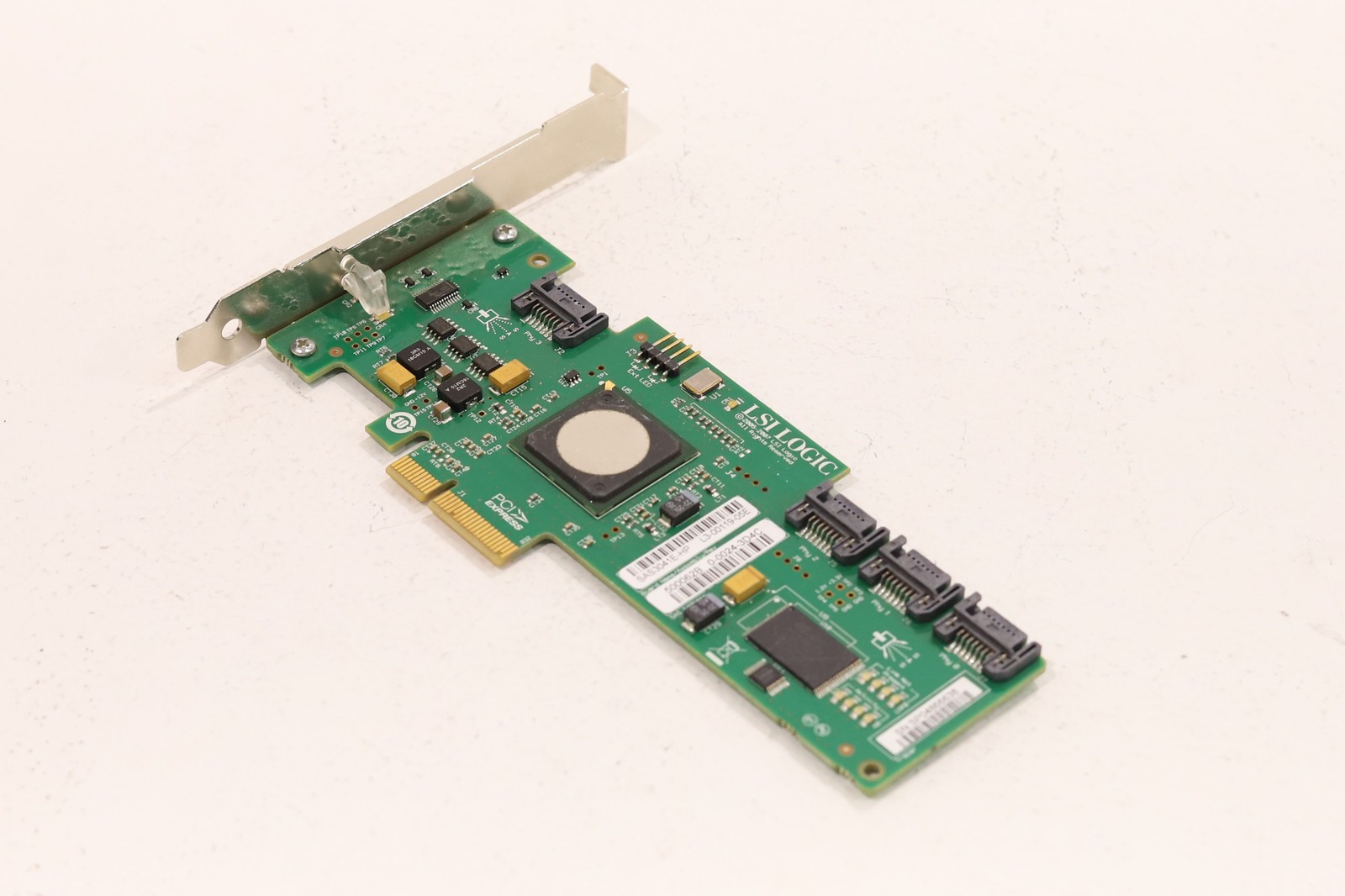 HP SAS3041E-HP Quad-Port PCIe x8 SAS/SATA RAID Controller Card P/N: 510359-001