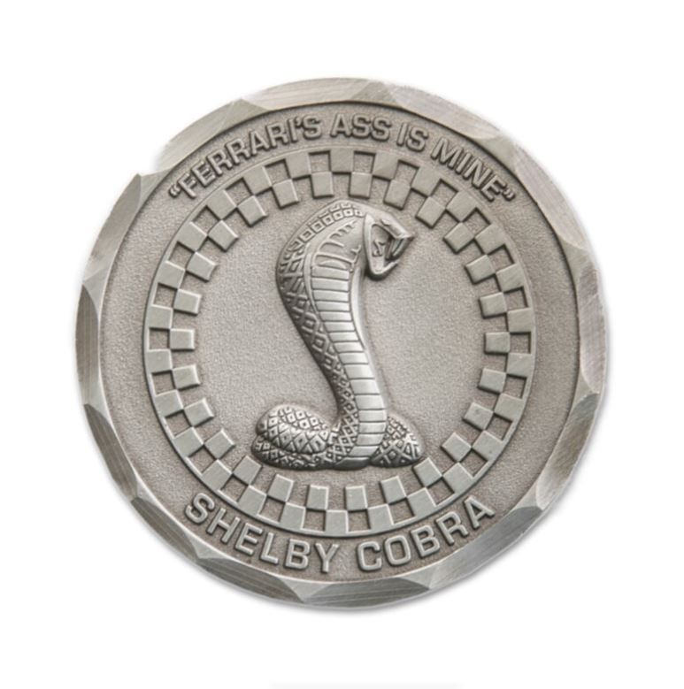 Carroll Shelby Super Snake Memorial Challenge Coin 'Ferraris Ass is Mine' Series