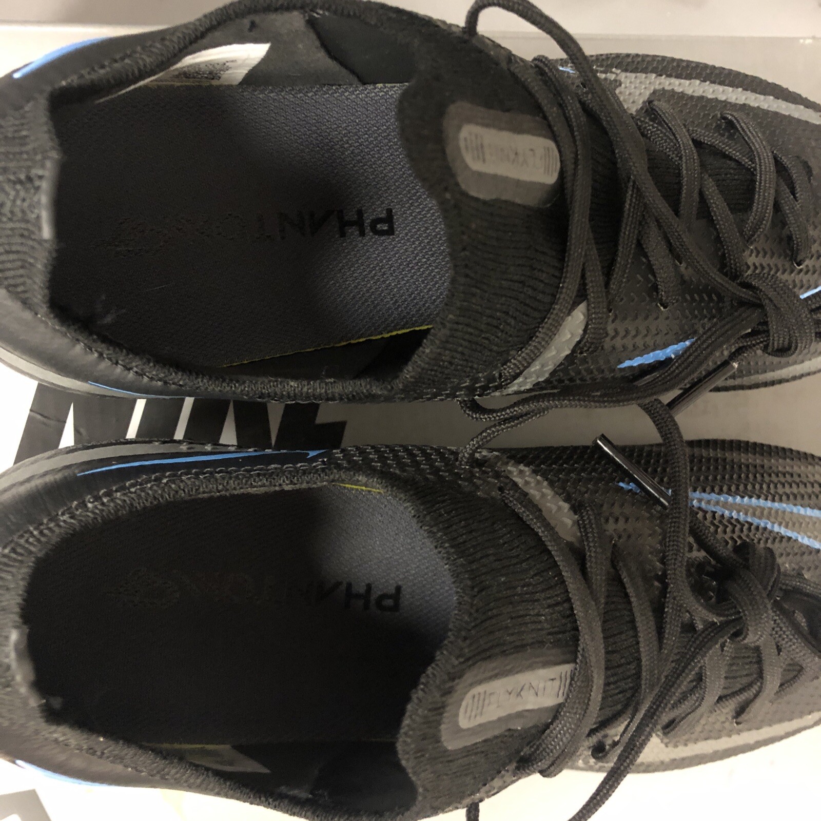 NIKE PHANTOM GT ELITE FG SIZE 6.5 MENS BLACK BLUE CZ9890 004