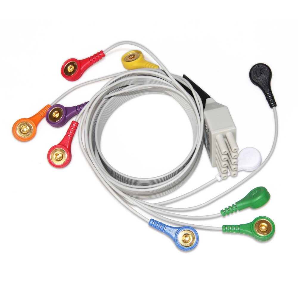 CONTEC ECG Holter Cable Leadwire Compatible With TLC5000/TLC6000/8000S
