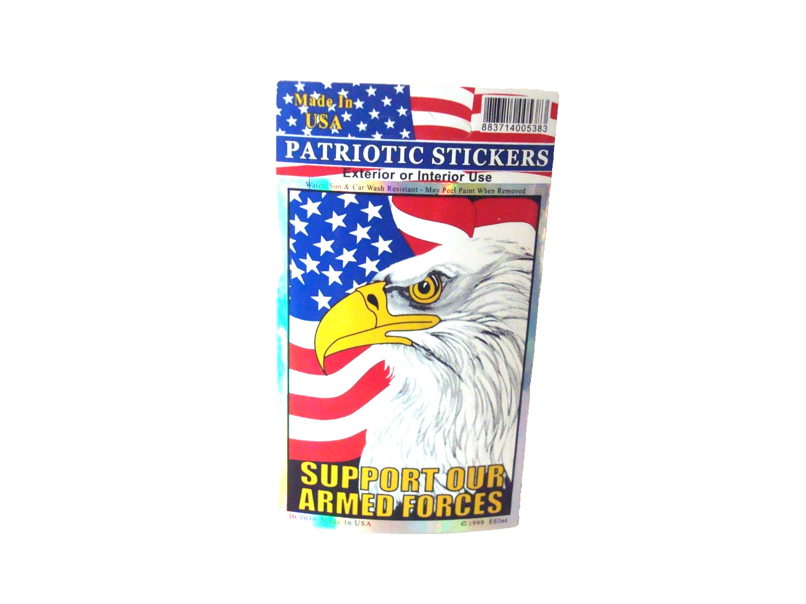 SUPPORT OUR ARMED FORCES   STICKER DECAL  4 inches