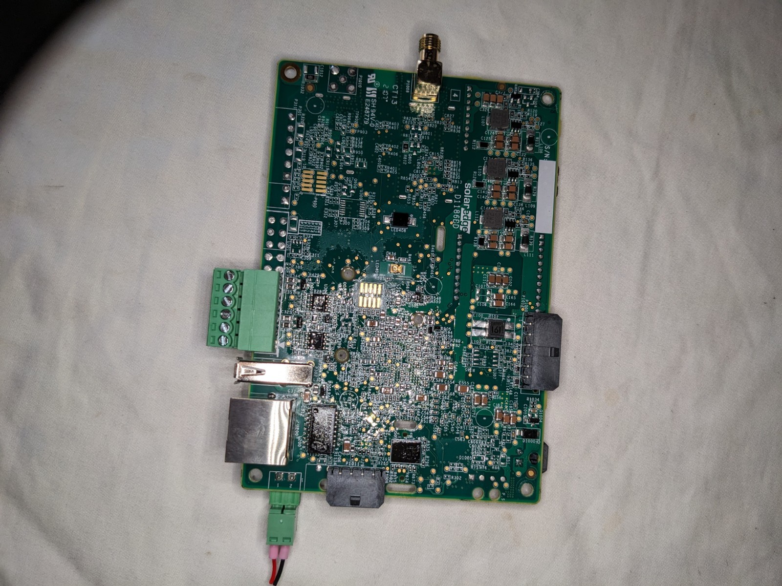 SolarEdge Cellular Modem Board D1186ED 2AGPT-PLNX 4G LTE Plug-In Replacement