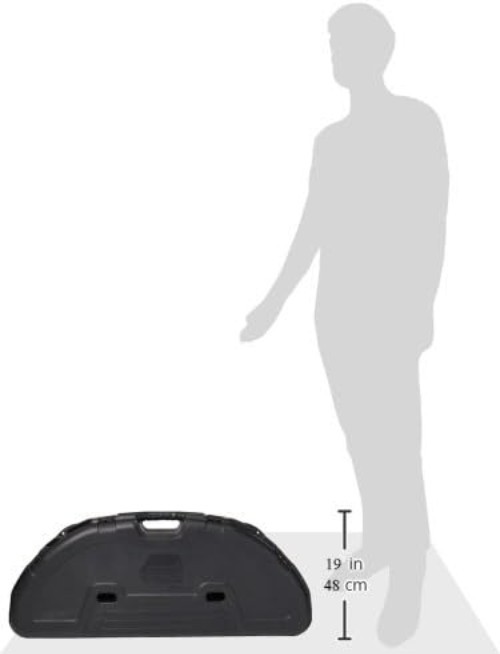 Compact Bow Case: Lockable, Anti-Crush, Black