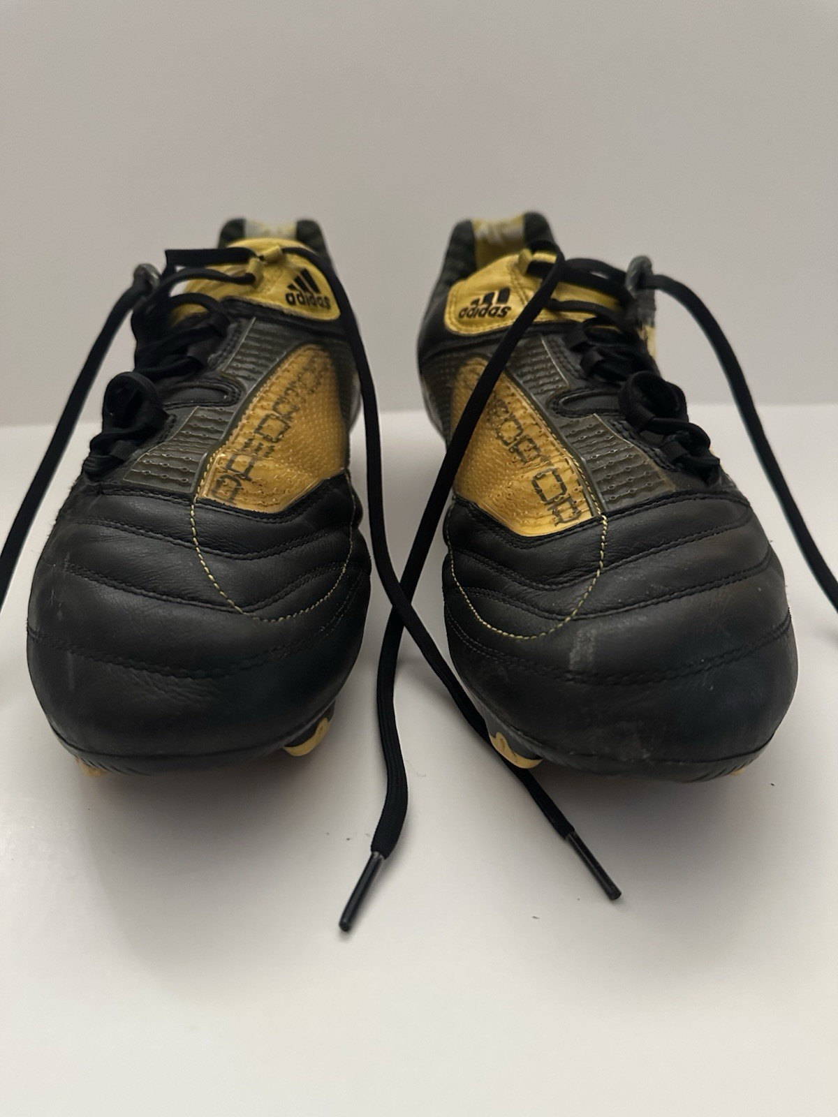 Mens Adidas Predator Absolado_X FG G14206 Soccer Cleats Black Yellow Sz 13