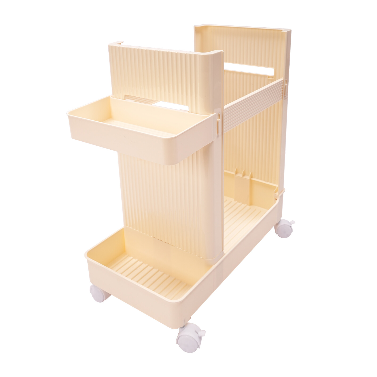 Multi-Functional Rolling Storage Rack with Wheels for Workout Equipment