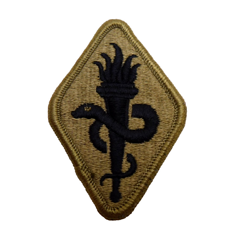 US Army Medical School Center training OCP Multicam SSI Patch Hook & Loop Back