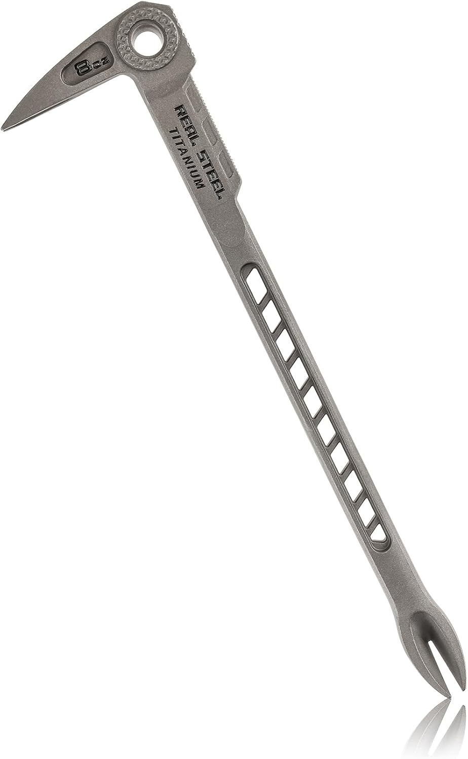 12" Titanium Nail Puller Double Ended Cats Paw Pry Bar Crowbar Construction 0694