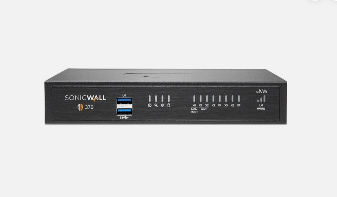 SonicWall TZ370 Network Security/Firewall Appliance (02-ssc-2825) (02ssc2825)