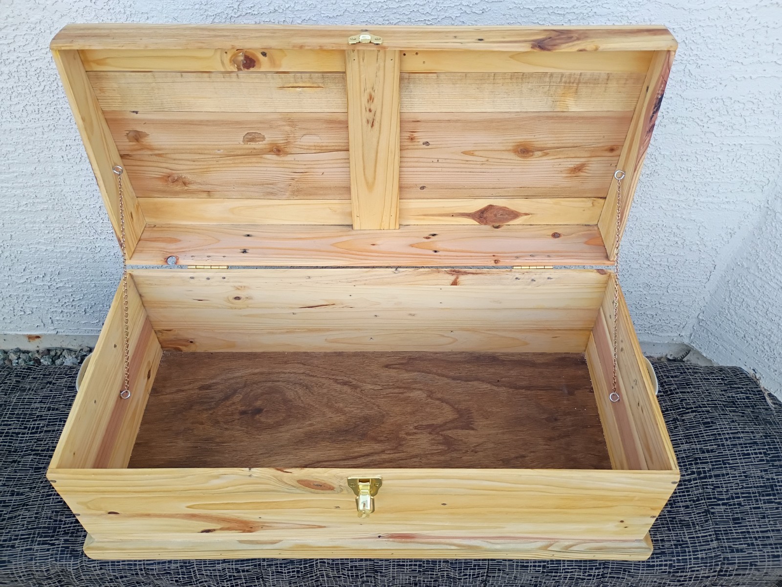 Custom Built Reclaimed Wood Storage Chest