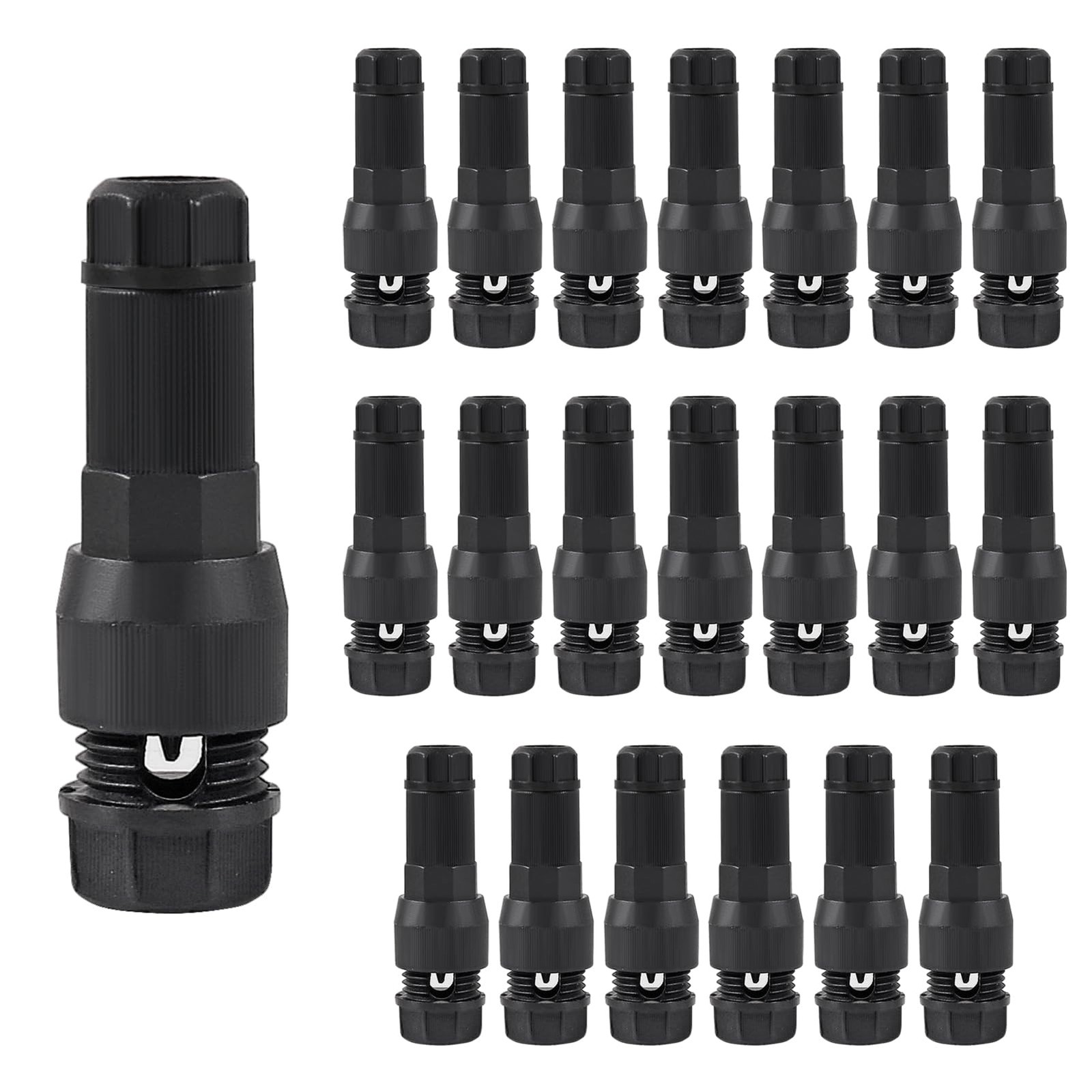 MELIFE Low Voltage Wire Connector 20PCS, Landscape Lighting Connectors Waterp...