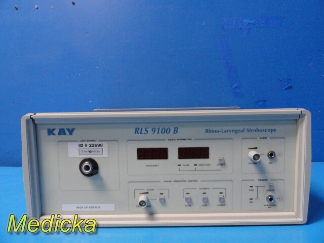 KAY Pentax RLS 9100 B Rhino-laryngeal Stroboscope (For Parts & Repairs) ~ 29398