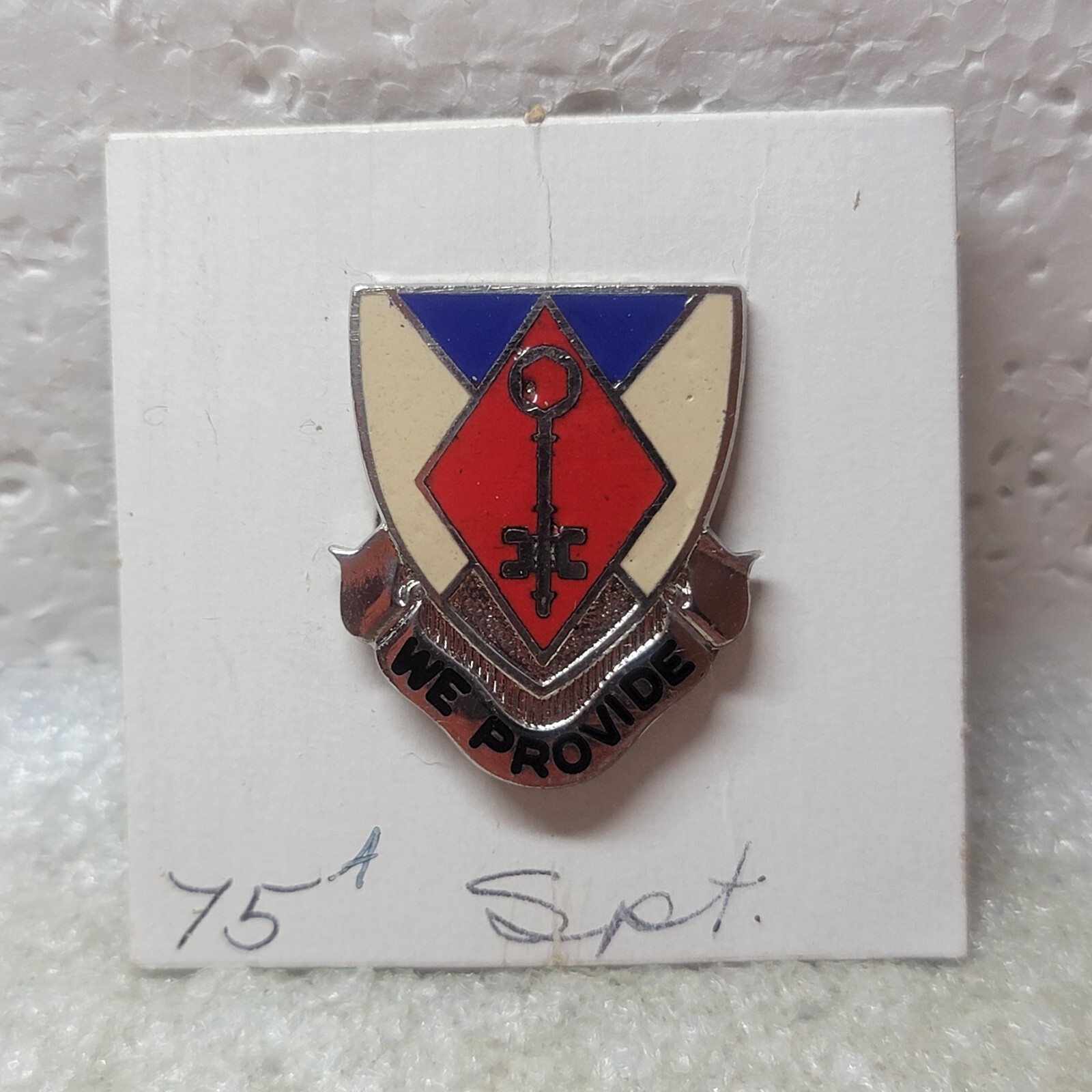 VTG US Army 7th Support Pin We Provide DUI DI Crest V21 Insignia Authentic