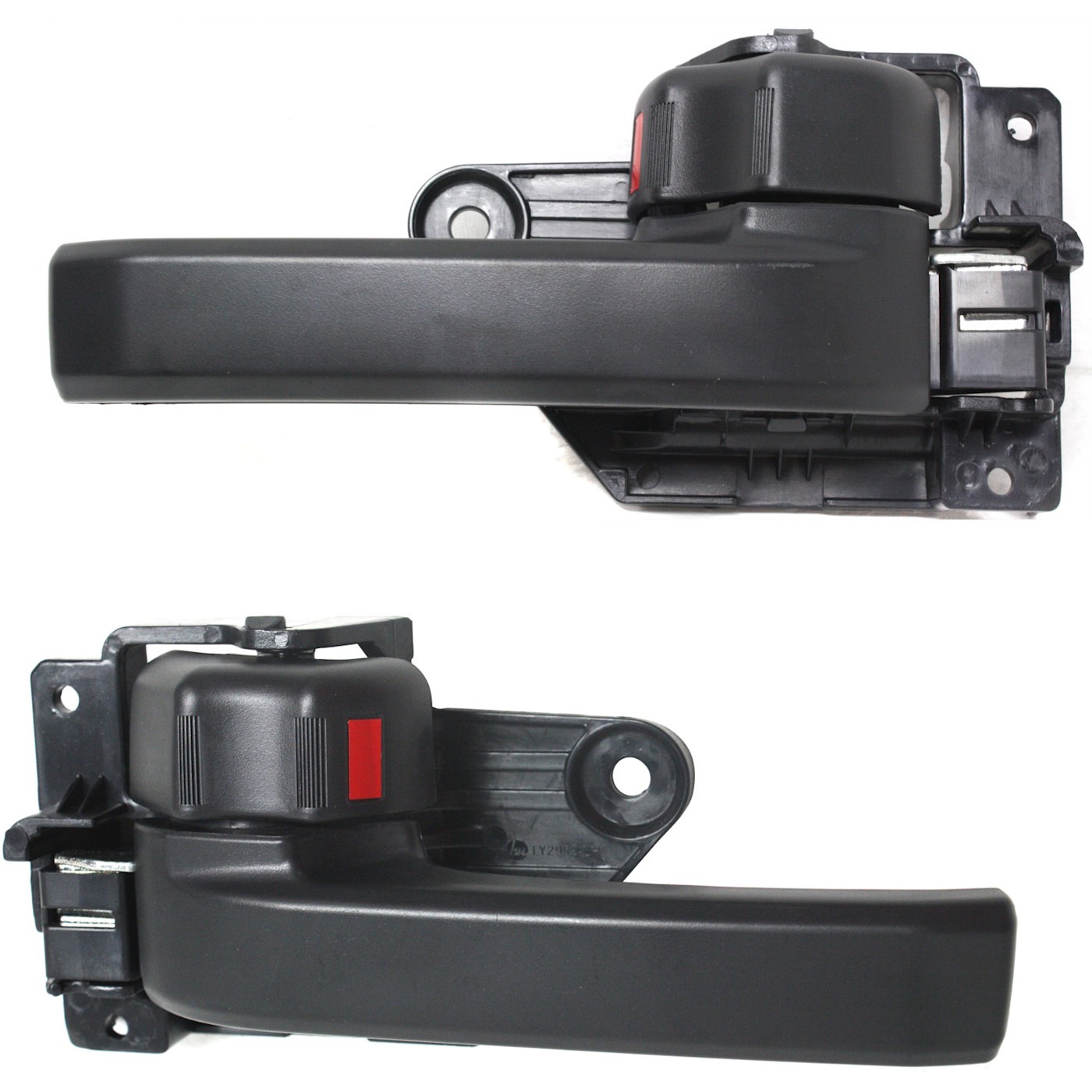 Door Handle Set For 2007-2017 Toyota Tundra Front or Rear Black Plastic 2-Pcs