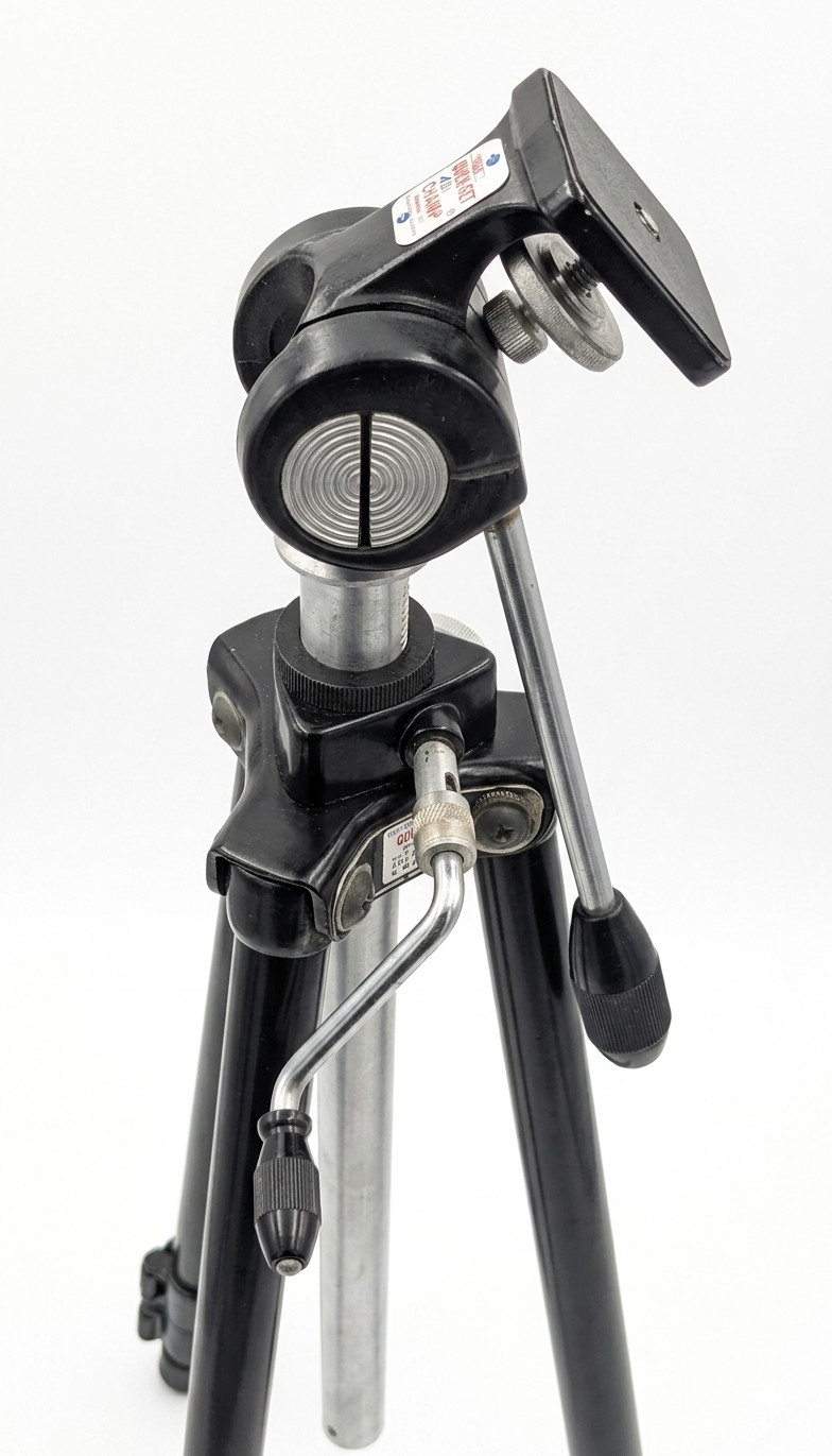 Vintage Quick-Set Elevator Champ Professional Tripod Model EC1