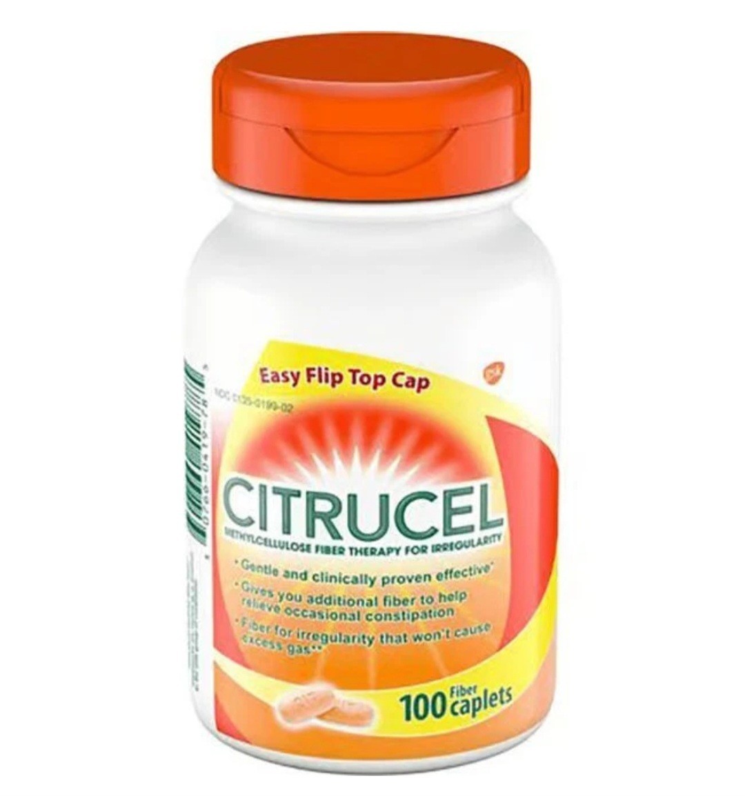 Methylcellulose Fiber Therapy Caplets 100 Count By Citrucel. Exp 10/2026