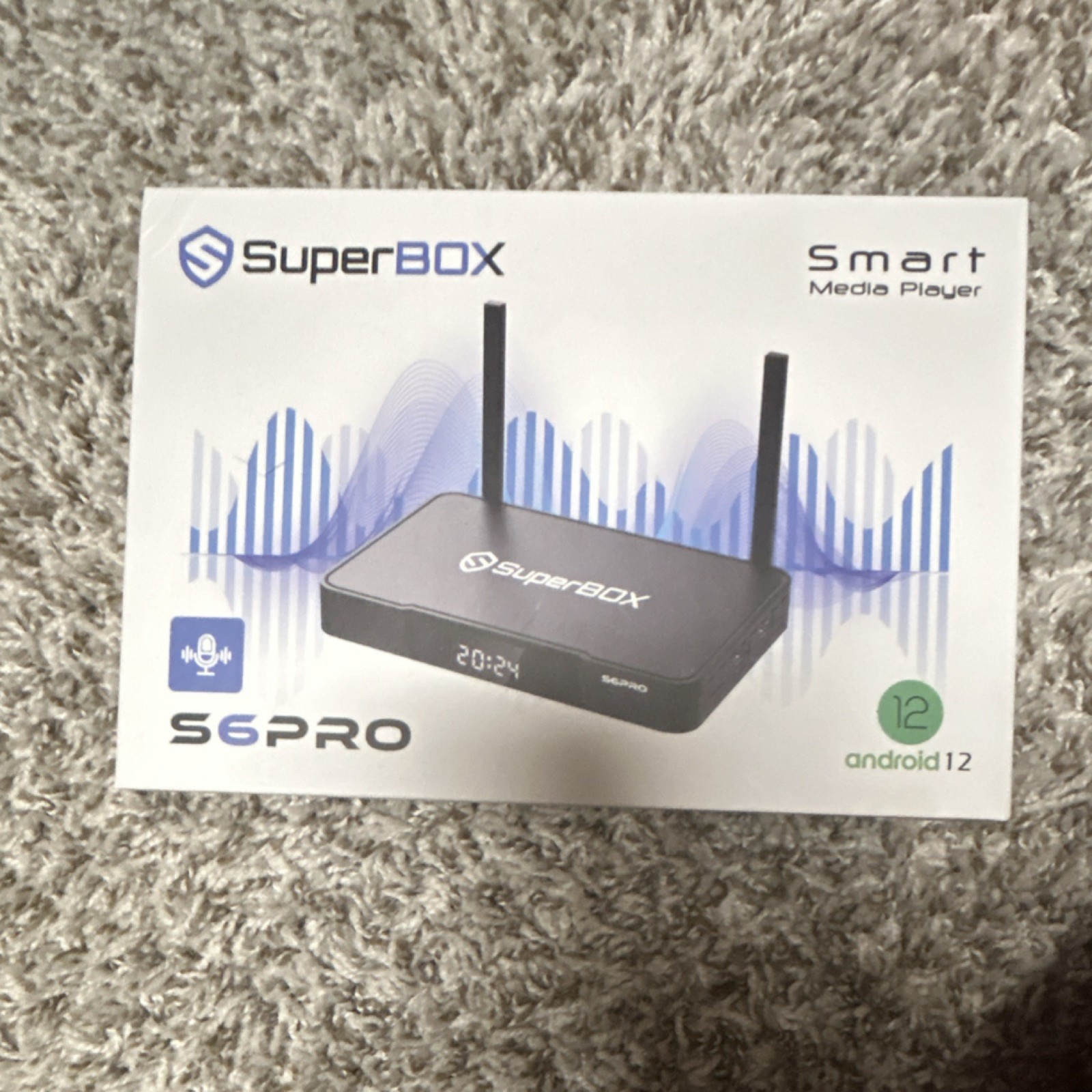 SuperBOX S6PRO Smart Media Player Android 12 Wi-Fi HDMI Black Authorized Dealer