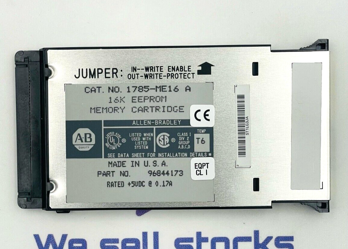 ALLEN BRADLEY 1785ME16 Memory Cartridge 96844173
