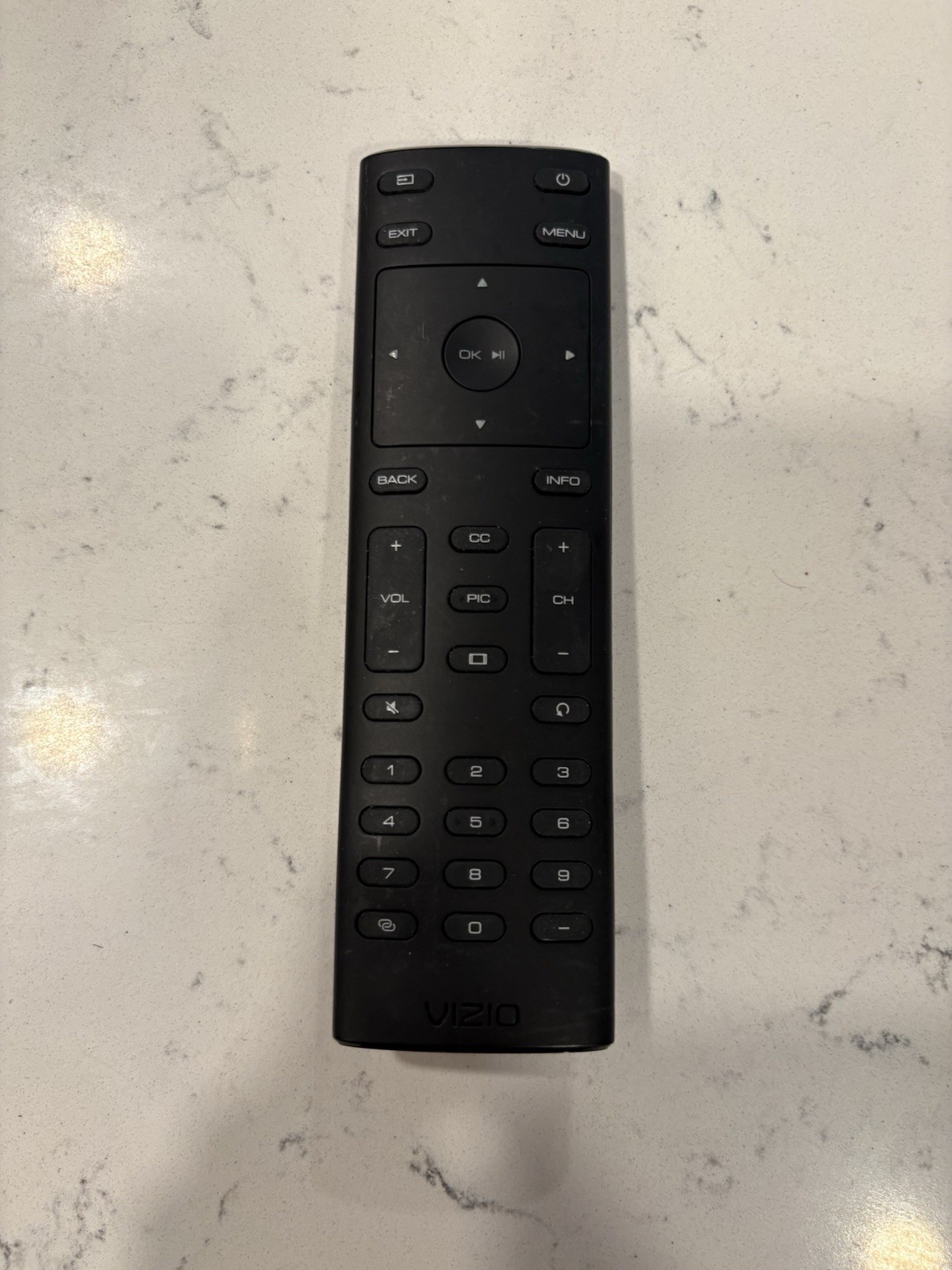 Vizio XRT135 Smart TV Remote Control, OEM for M50-E1 M55-E0 P55-E1 P60-E1 P65-E1
