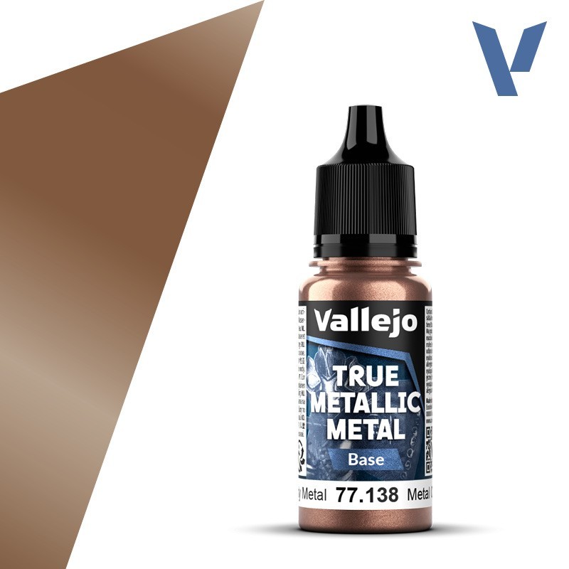 Vallejo True Metallic 77.138 Rusty Metal (Base) 18ml