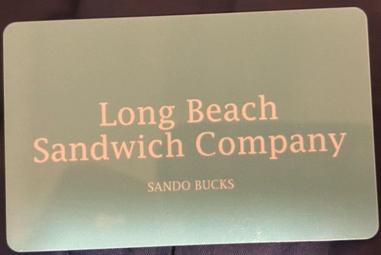 Long Beach Sandwich Company $25 Gift card