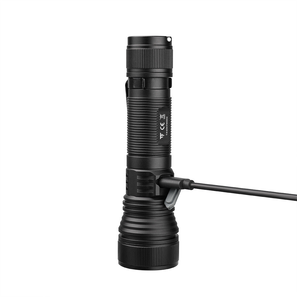 Trustfire 550M Zoomable Extendable Rechargeable EDC Flashlight Magnetic Portable