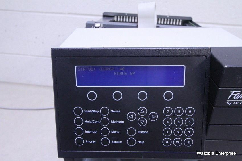 DIONEX LC PACKINGS FAMOS AUTOSAMPLER SPARK 920 HPLC CHROMATOGRAPHY