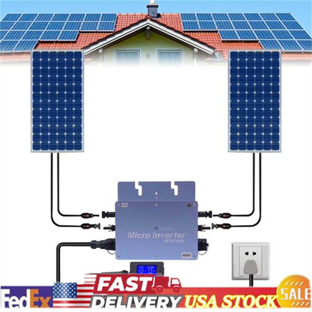 600W Micro Inverter Solar Grid Tie Inverter MPPT 110V IP65 for Solar Panel SALE