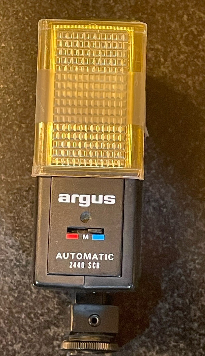 Argus 2440 SCR Thyristor Automatic Electronic Flash Shoe Mount Tested