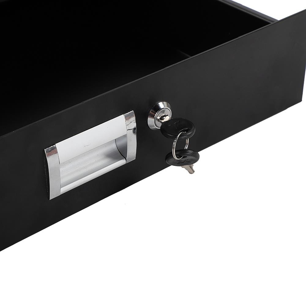 19" 2U Equipment Rack Drawer-Module Storage Patch Panel Data Cabinet