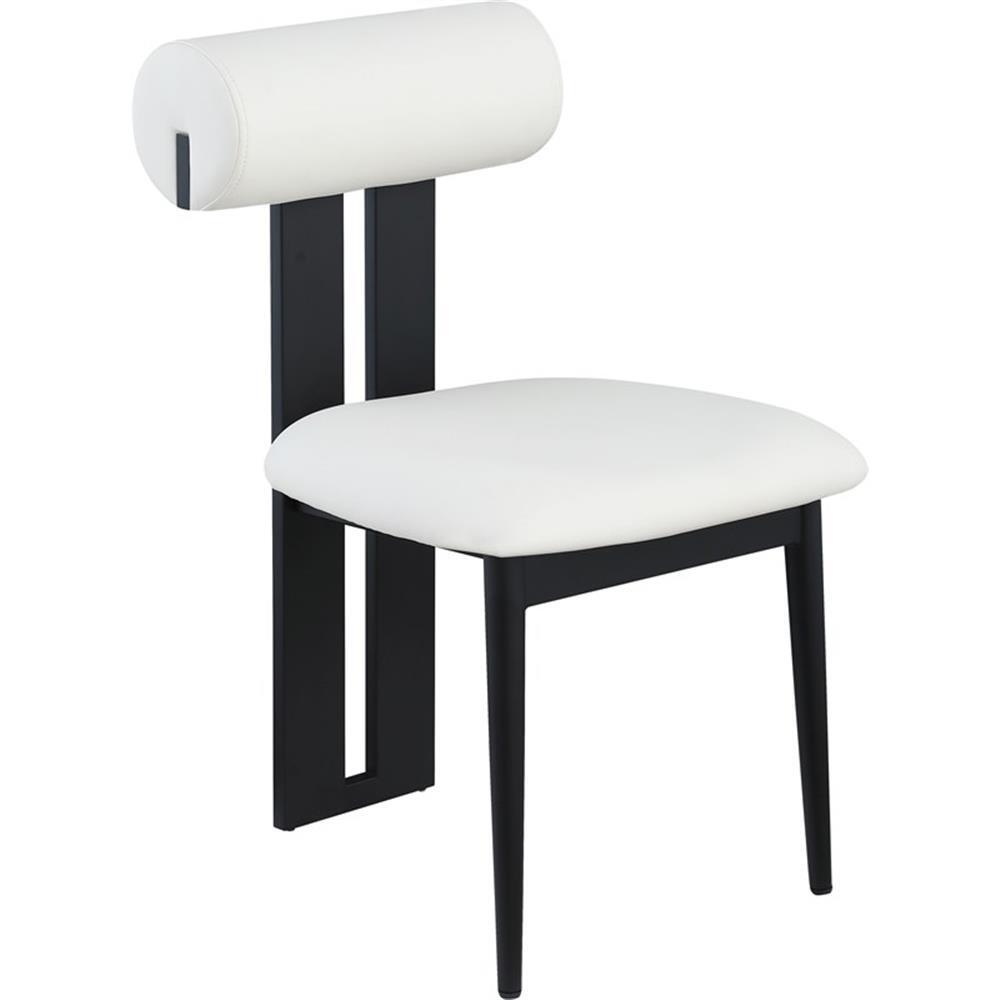 Meridian Furniture Dario Cream Vegan Leather Dining Chair (Set of 2)