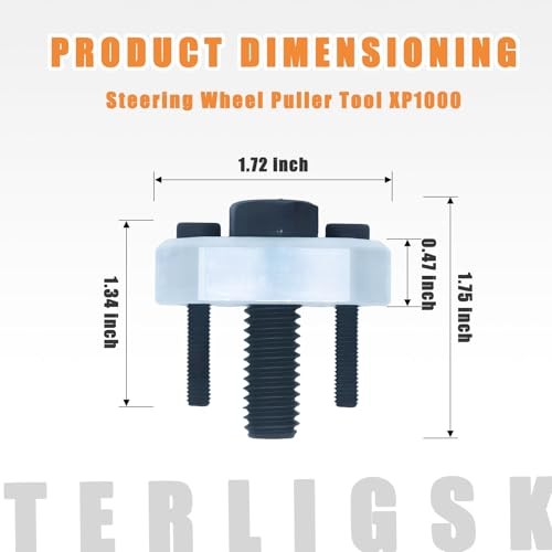 Steering Wheel Puller Tool XP1000 Compatible with Polaris RZR Steering Wheel