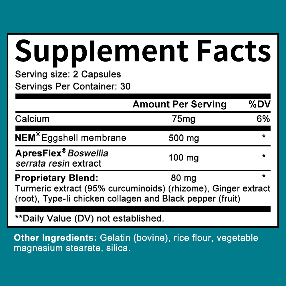 Potent Joint Support Supplement 60 Capsules Joint Support Supplement