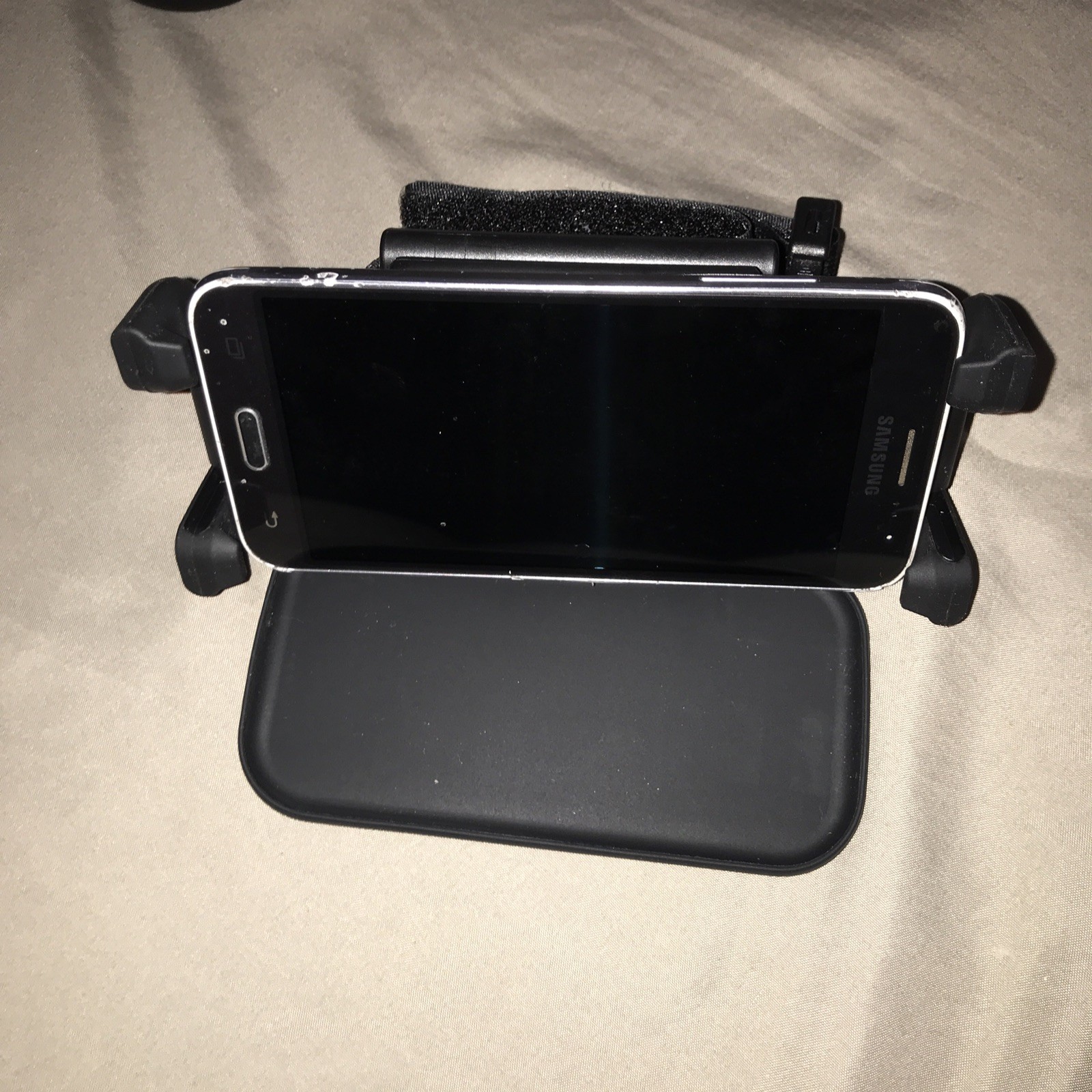 Headrest Phone Holder Tablet Car Mount, Adjustable 360° Rotating Black