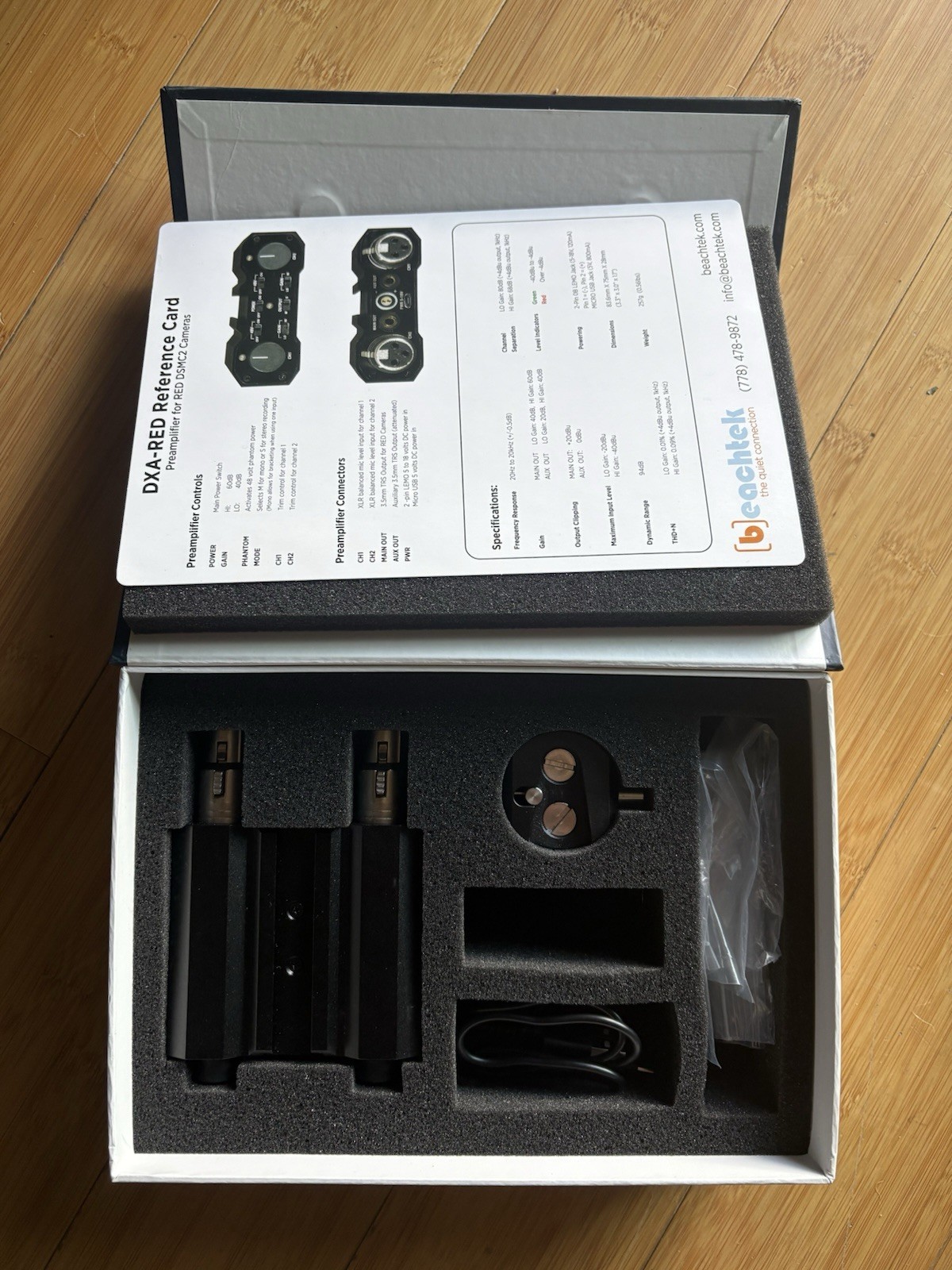 Beachtek DXA-PRE Two-Channel Preamplifier for Cinema Cameras