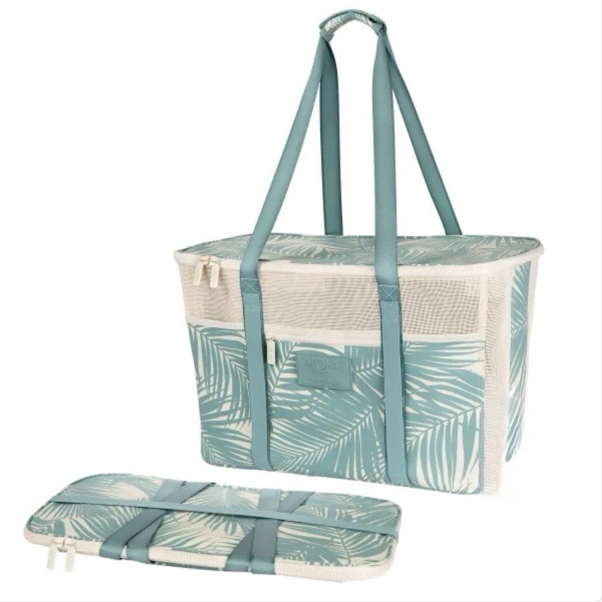 Aloha Collection CleverMade Collapsible Beach Tote NWT Costco