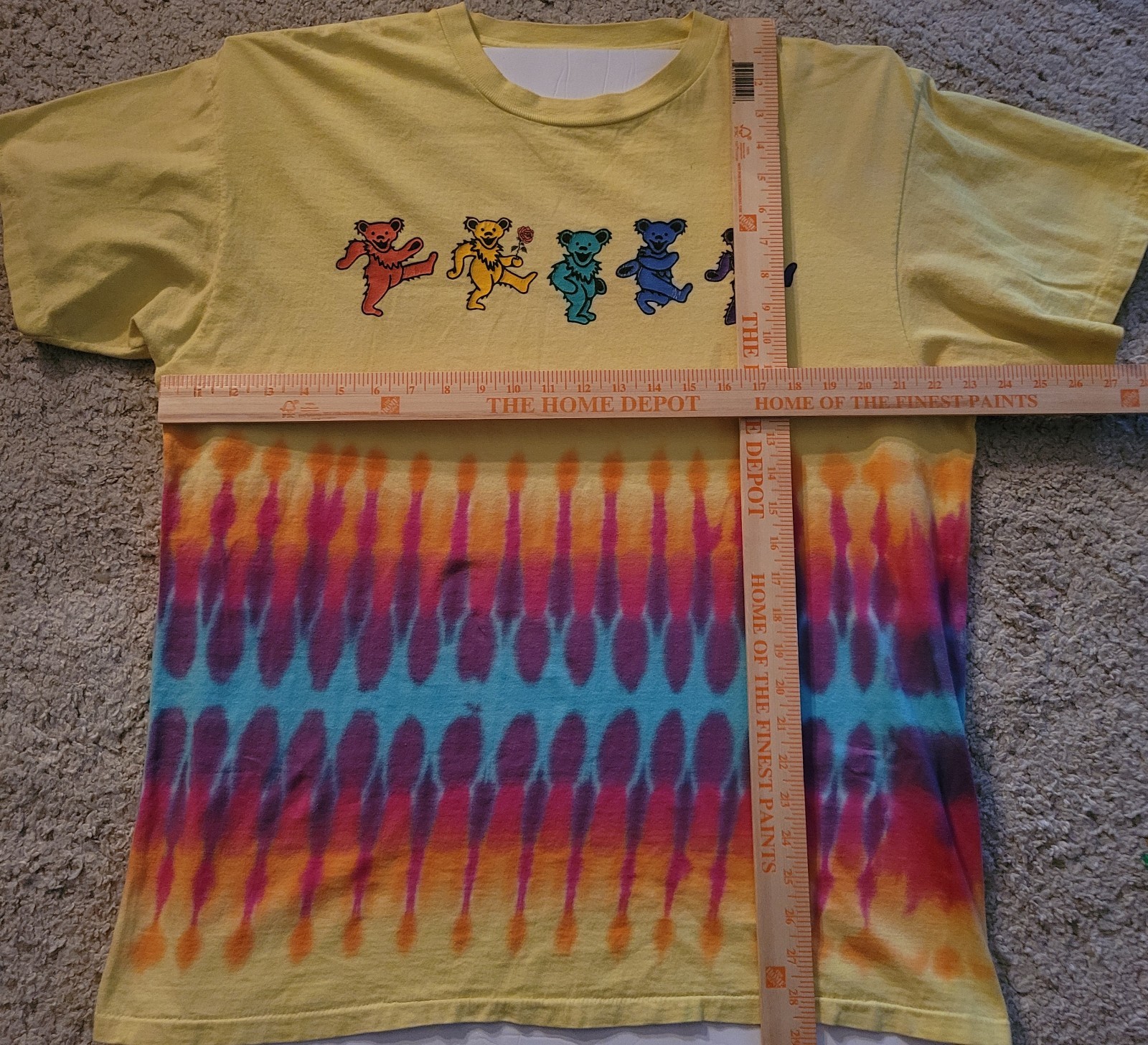 Vintage Grateful Dead Dancing Bears Tee Oneita”