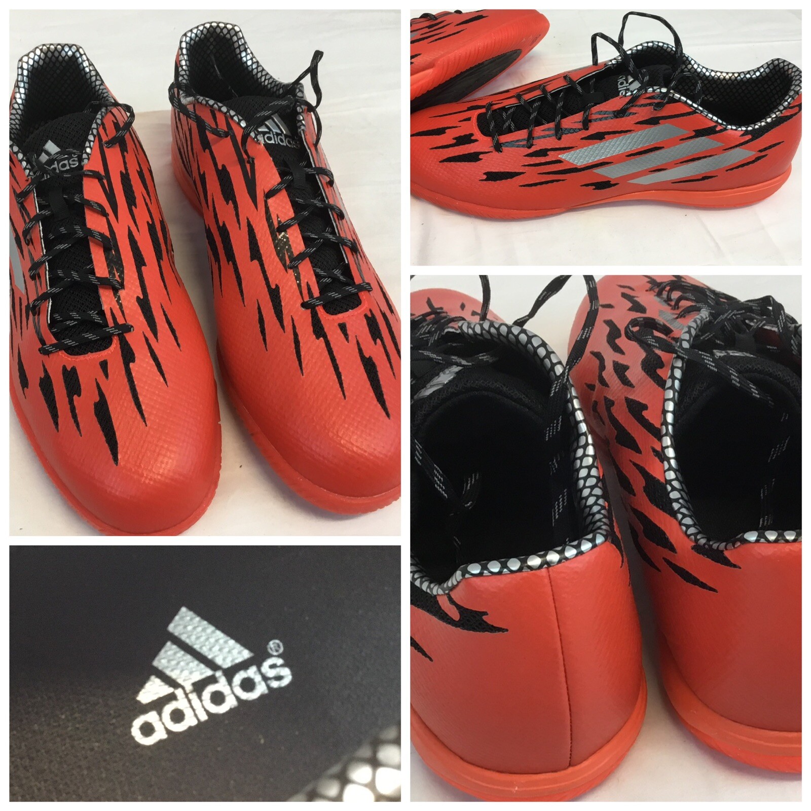 Adidas Speedtrick Originals Sz 12 Spikeless Soccer Shoes NWOT Orange YGI J9S-71