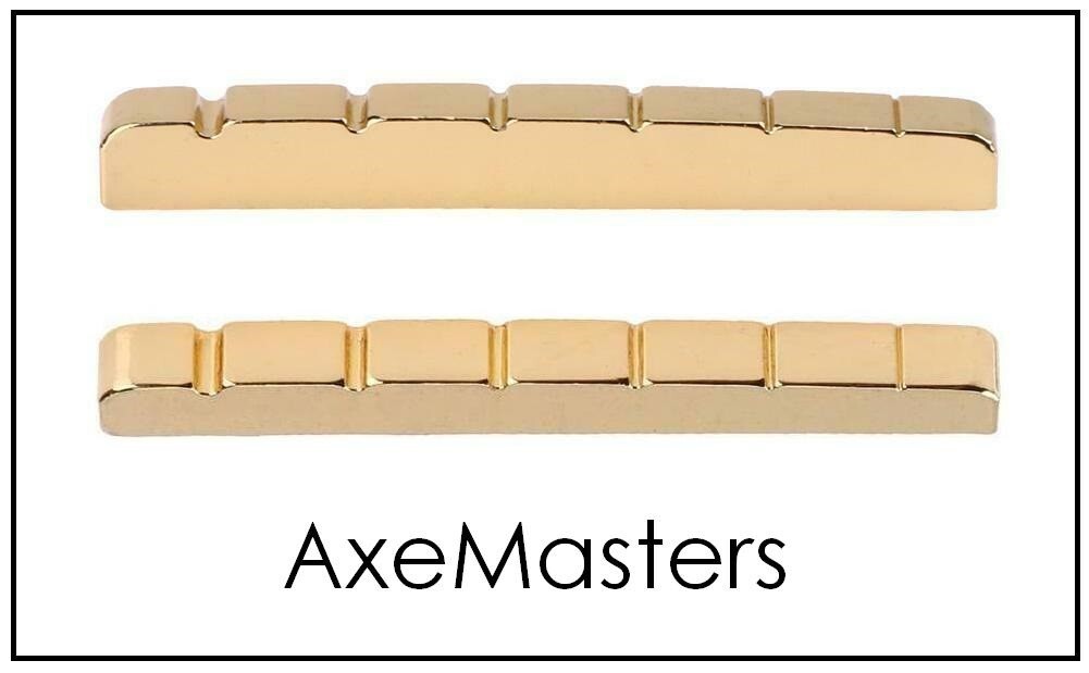GeetarGizmos BRASS NUT for Fender Guitar - 42mm / 1.65" - Replacement Upgrade
